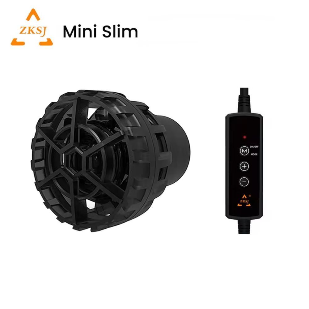 Marine Aquarium Wave Maker - ZKSJ tercera generación Mini Slim 2000