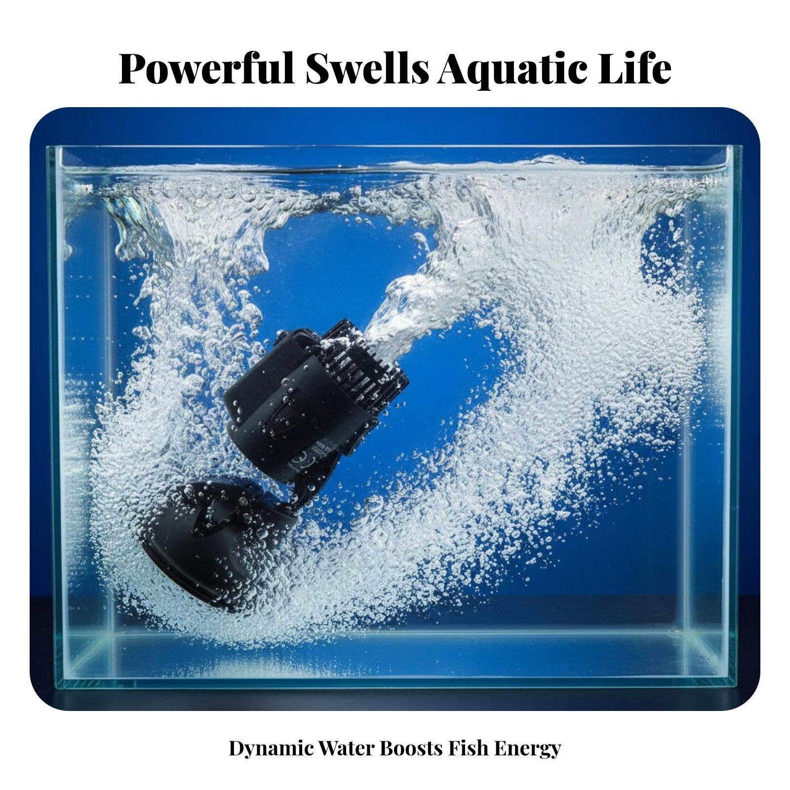 Bomba de agua silenciosa para  - Marine Aquarium Wave Maker reseña y precio