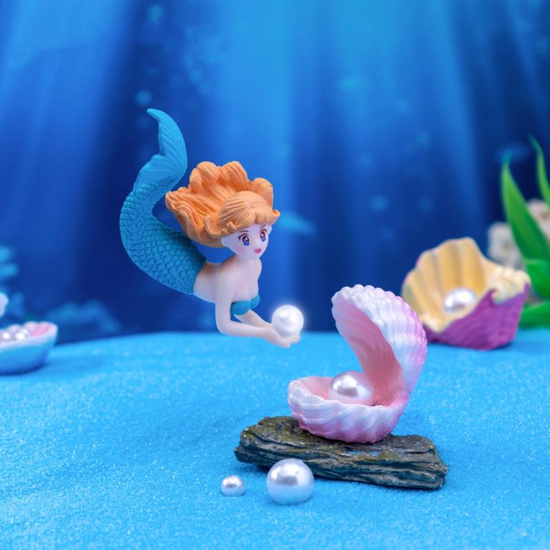 4 Piezas de Adornos de Sirena  - Marine Aquarium For Sale reseña y precio