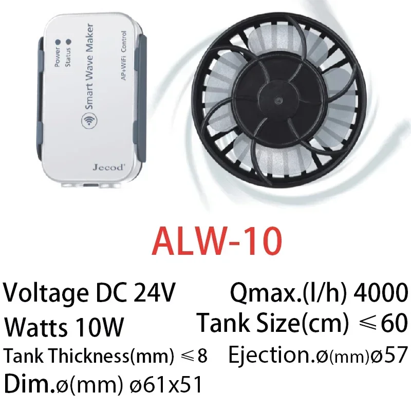 Jebao Jecod nueva serie ALW WI - Powerhead Wave Maker reseña y precio