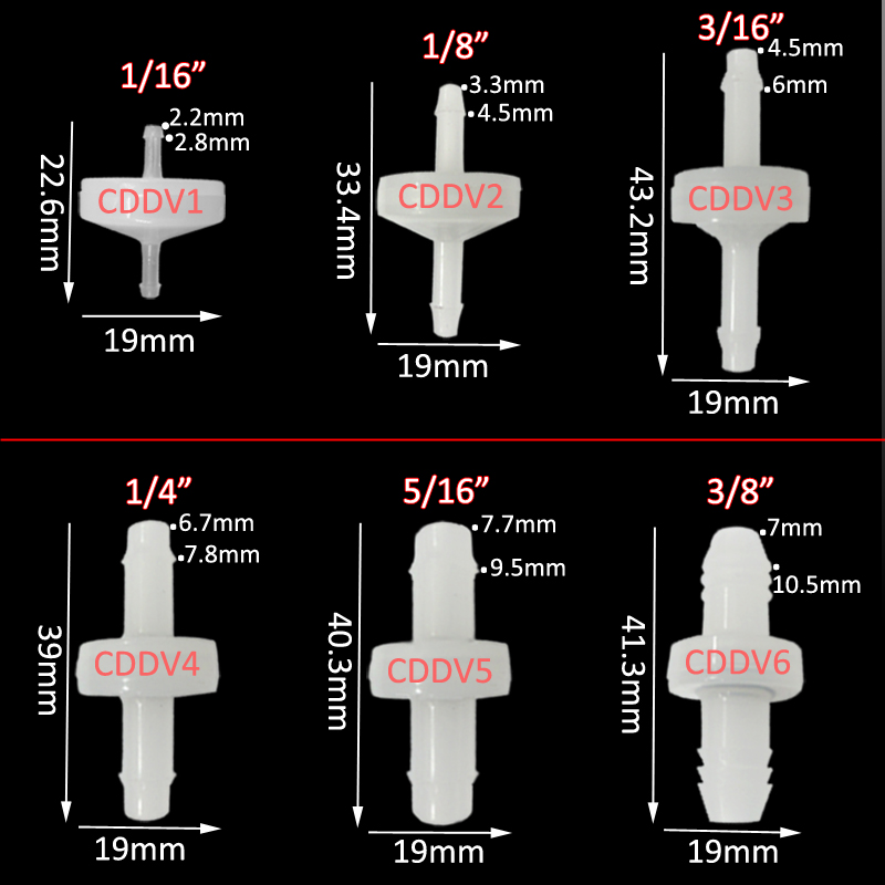 5 piezas de válvula unidirecci - Marine Aquarium Ozone reseña y precio